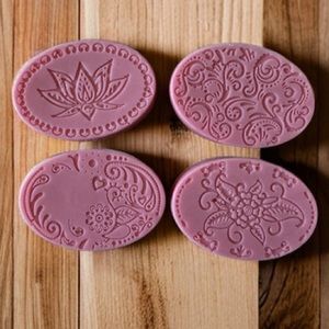 Hand Crafted Soap Oval Bar - Strawberry Pound Cake